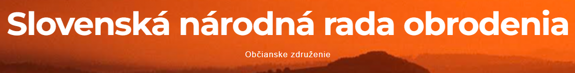 Slovenská národná rada obrodenia – Občianske združenie